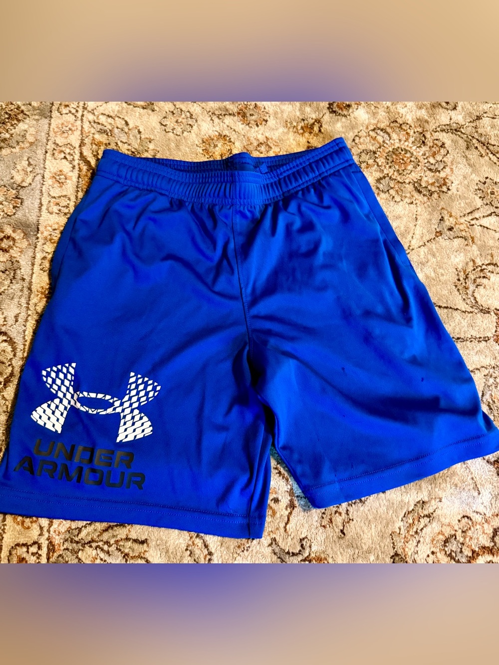 Under Armour Boy’s Royal Blue Athletic Shorts